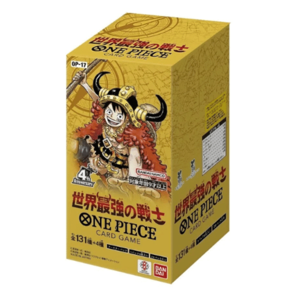 Display One Piece Japonaise - OP17 - The WORLD'S STRONGEST WARRIOR