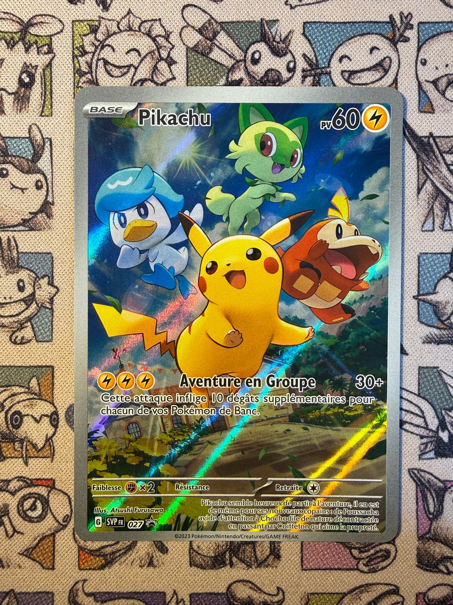 Pikachu 27 Promo Ecarlate et Violet