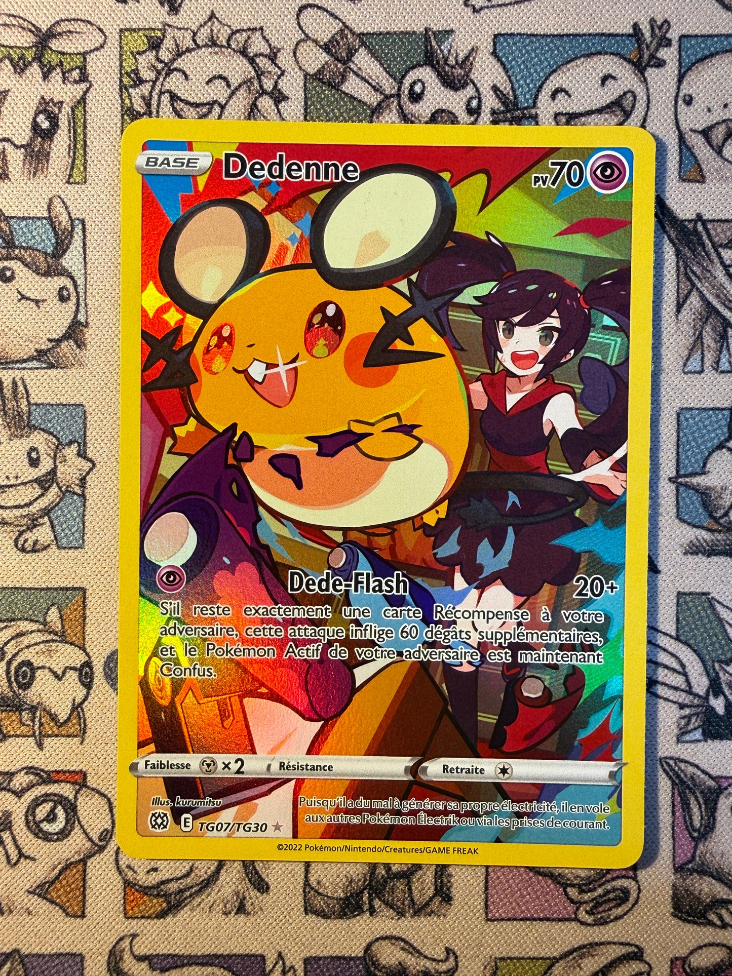 Dedenne TG07 Stars Etincelantes