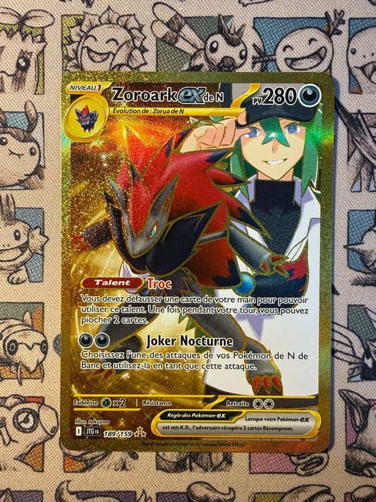 N's Zoroark ex 189 Aventures Ensembles
