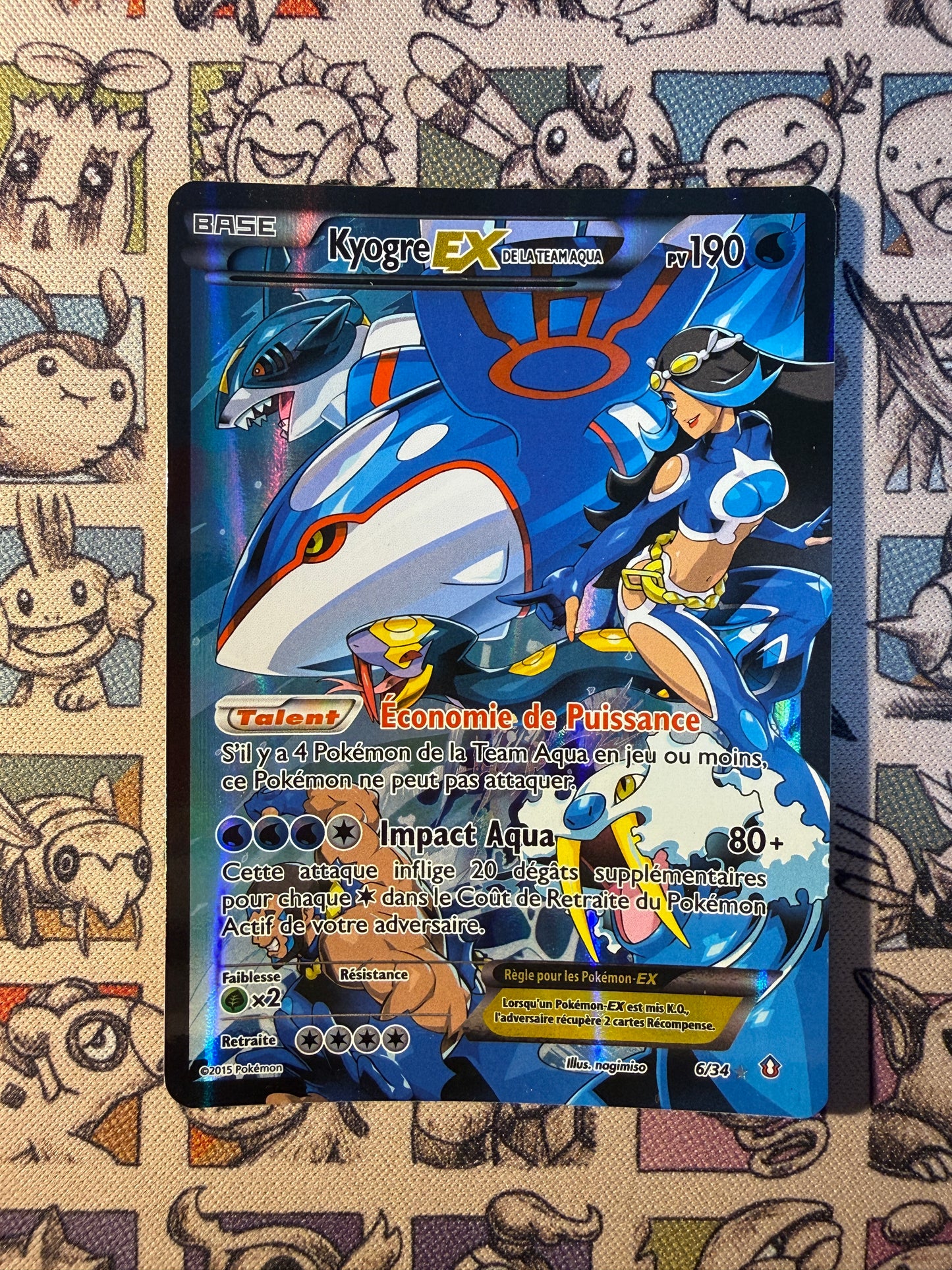 Team Aqua's Kyogre EX 6 Double Danger