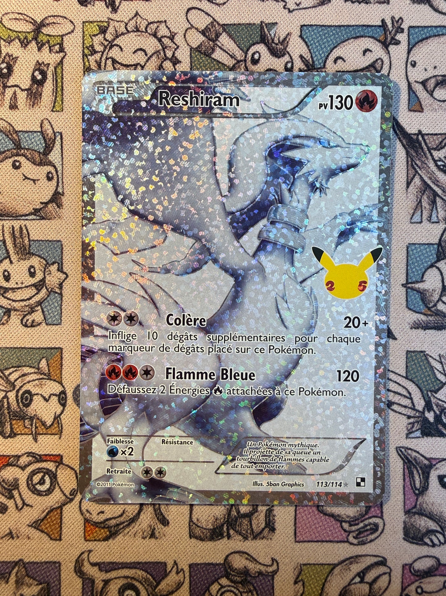 Reshiram 113 Célébrations