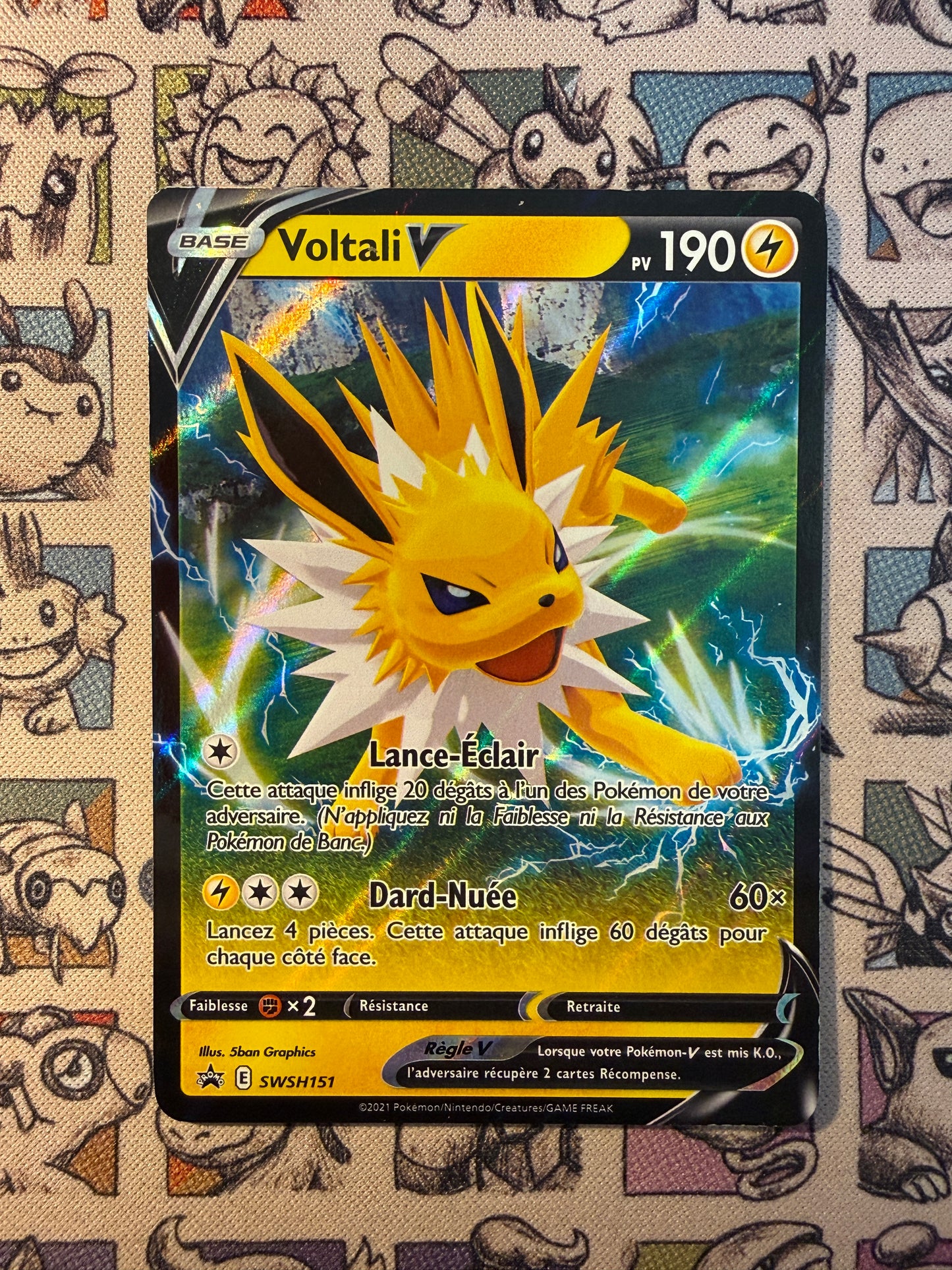 Voltali V  (SWSH 151) 151 Promos Épée et Bouclier