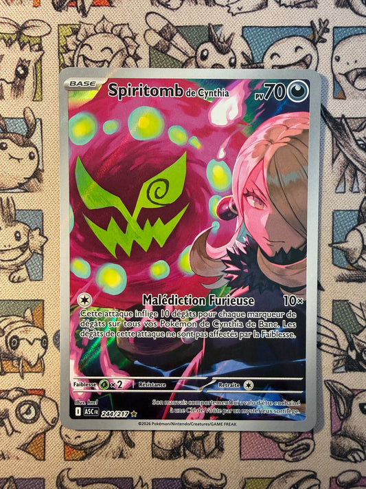 Spiritomb de Cynthia 244 Héros Transcendants