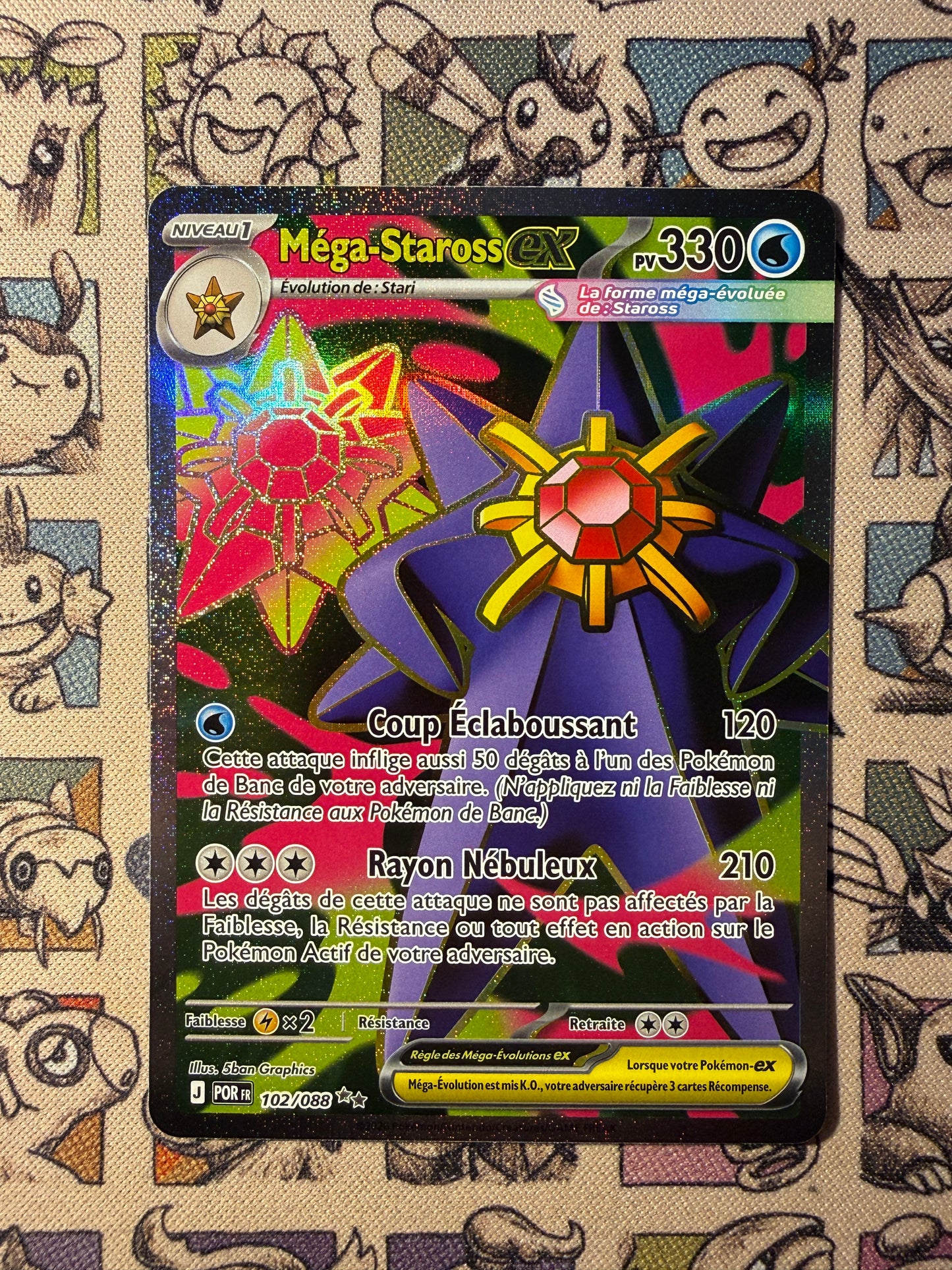 Mega Staross ex 102 Équilibre Parfait