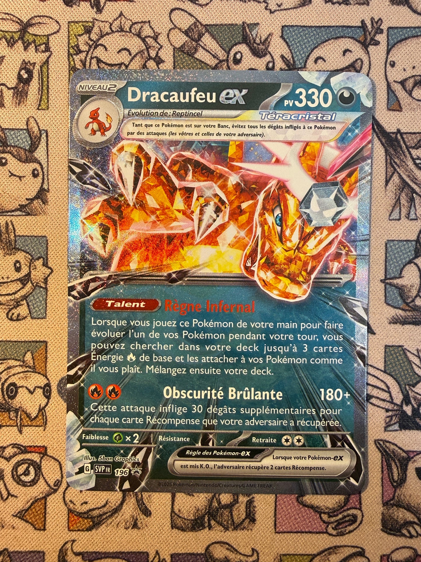 Dracaufeu ex 196 Promos Écarlate et Violet