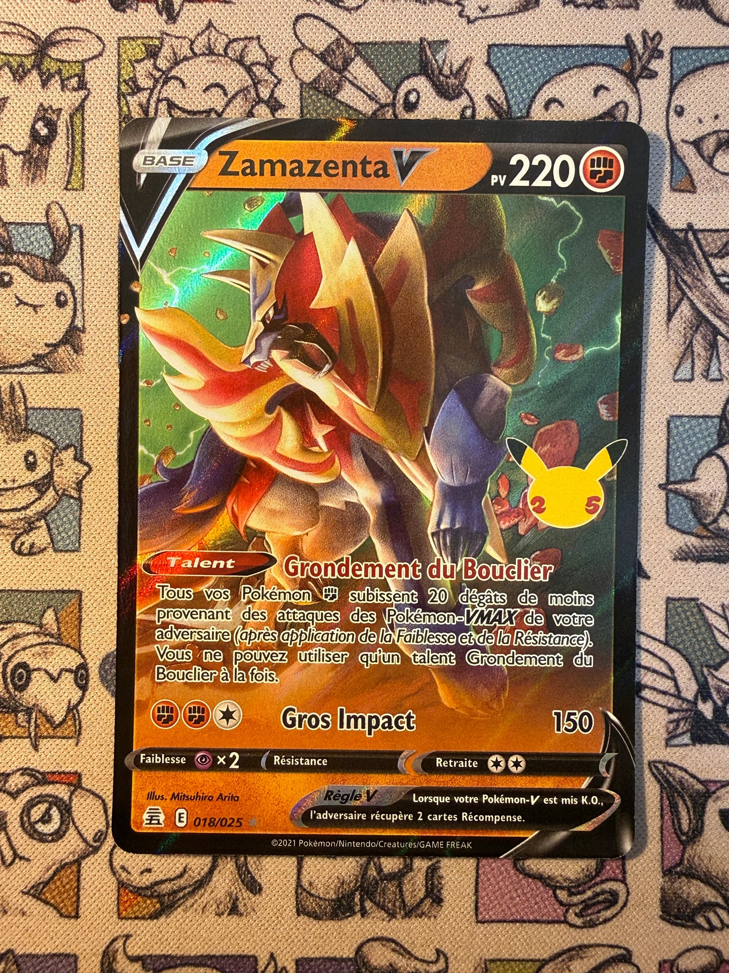 Zamazenta V 18 Célébrations