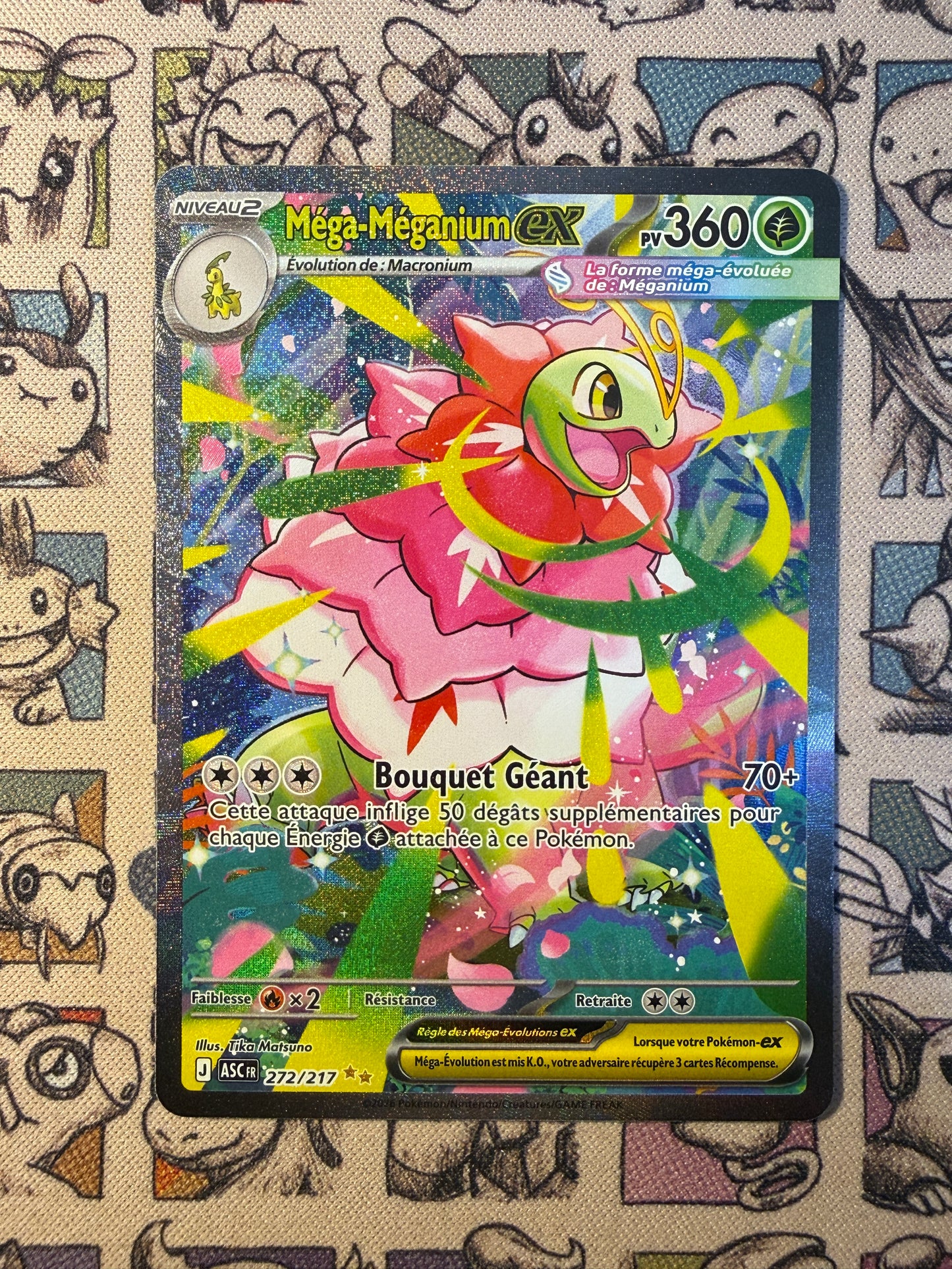 Mega Méganium ex 272 Héros Transcendants
