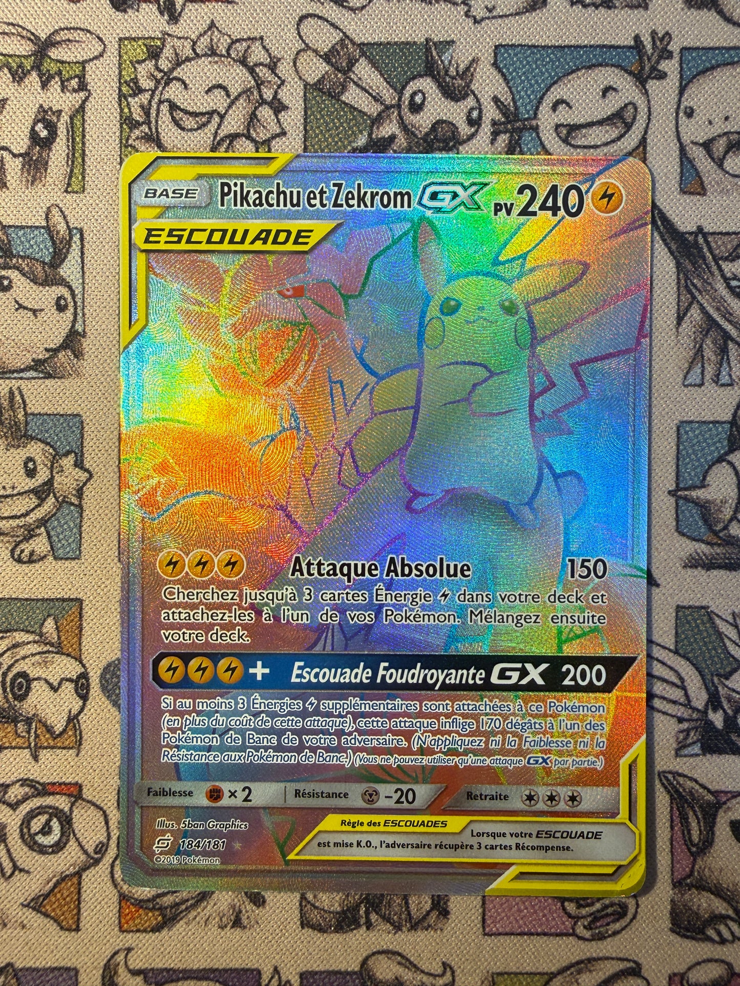 Pikachu et Zekrom-GX 184 Duo de Choc