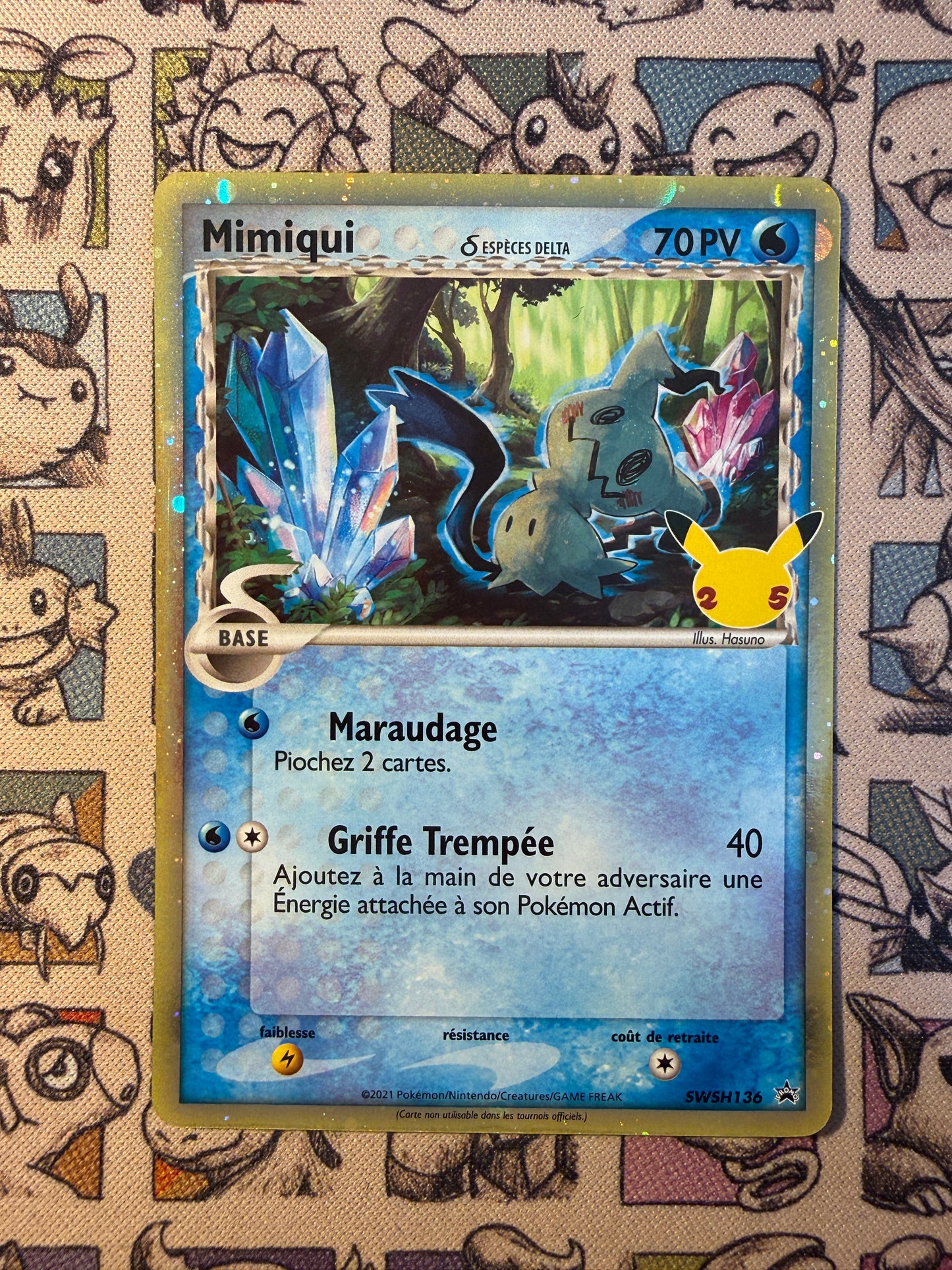Mimiqui δ Espèces Delta  (SWSH 136) 136 Promos Épée et Bouclier