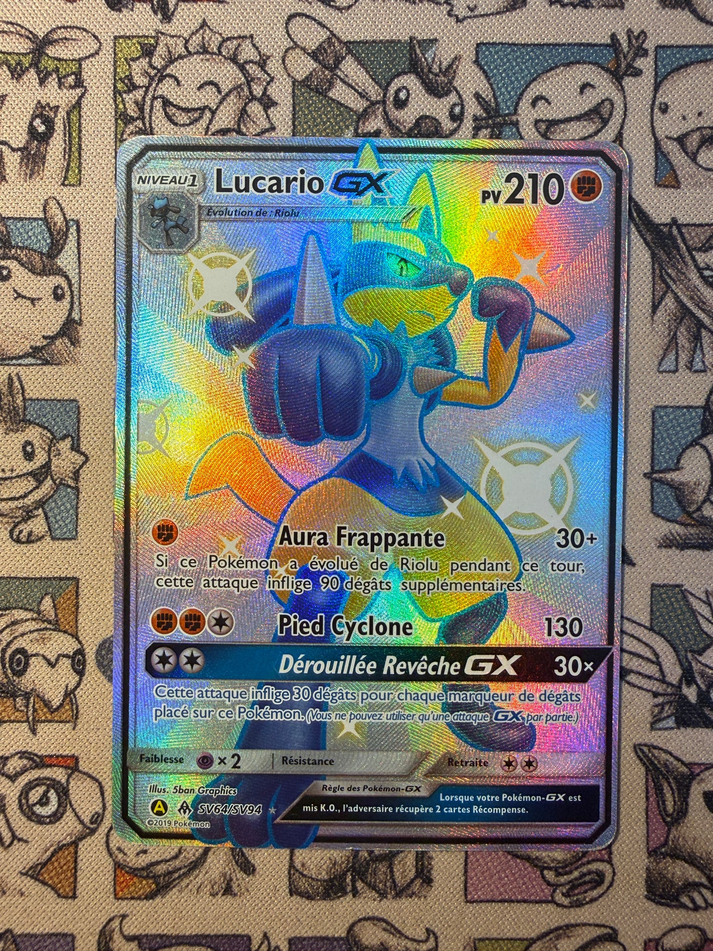 Lucario-GX SV64 Destinées Occultes