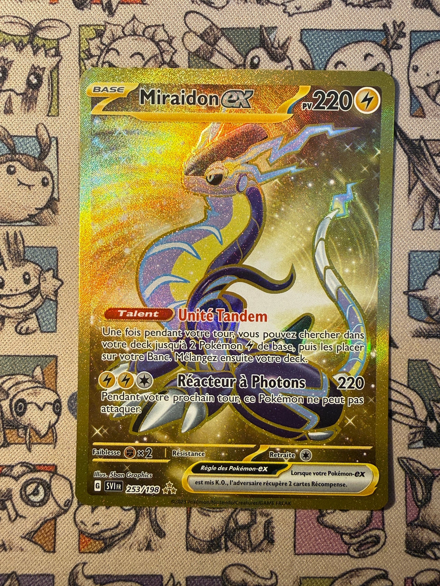 Miraidon ex 253 Écarlate et Violet