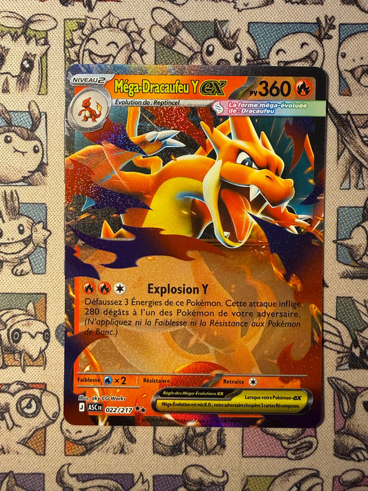 Mega Dracaufeu Y ex 22 Héros Transcendants