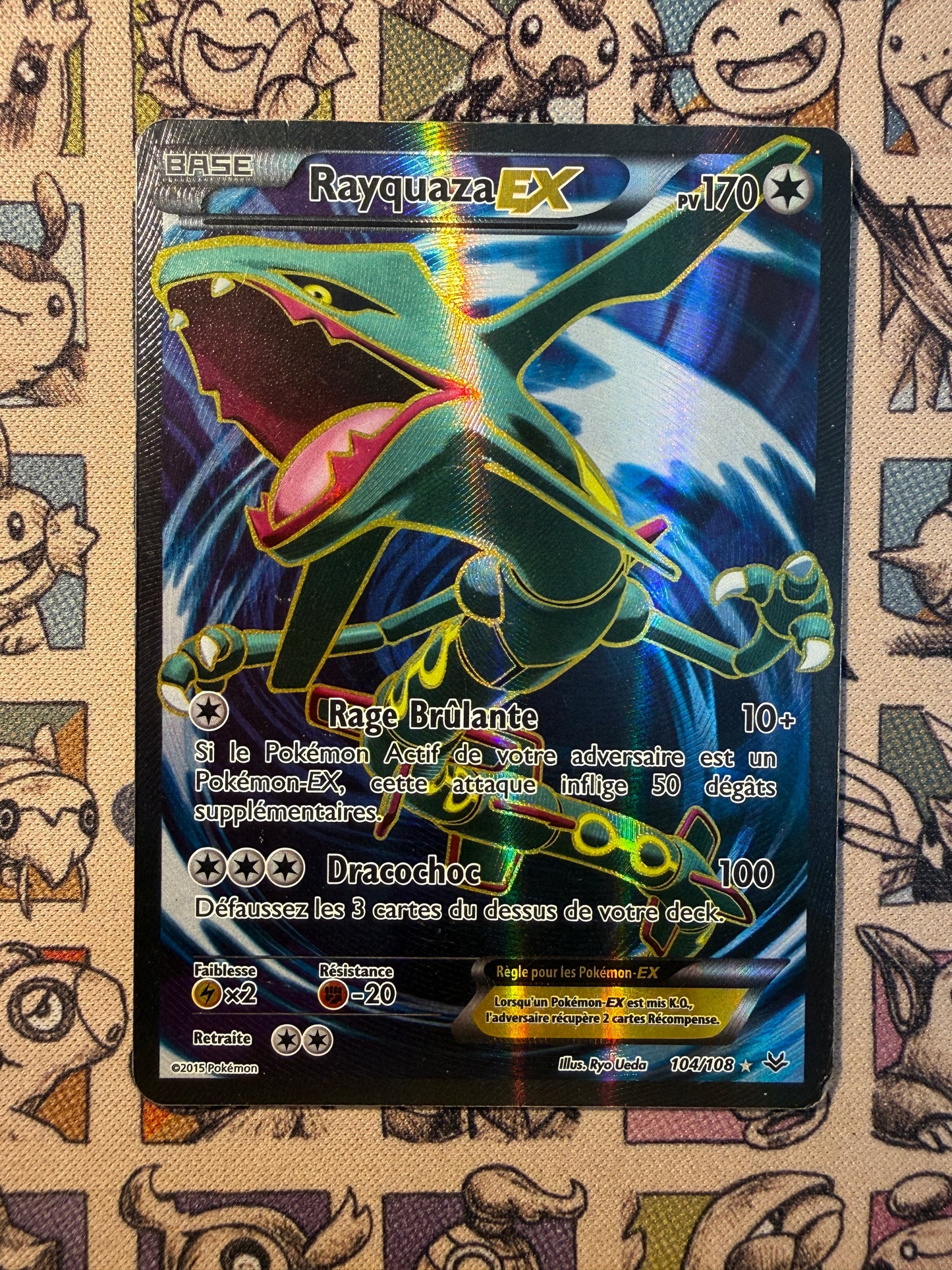 Rayquaza EX 104 Ciel Rugissant