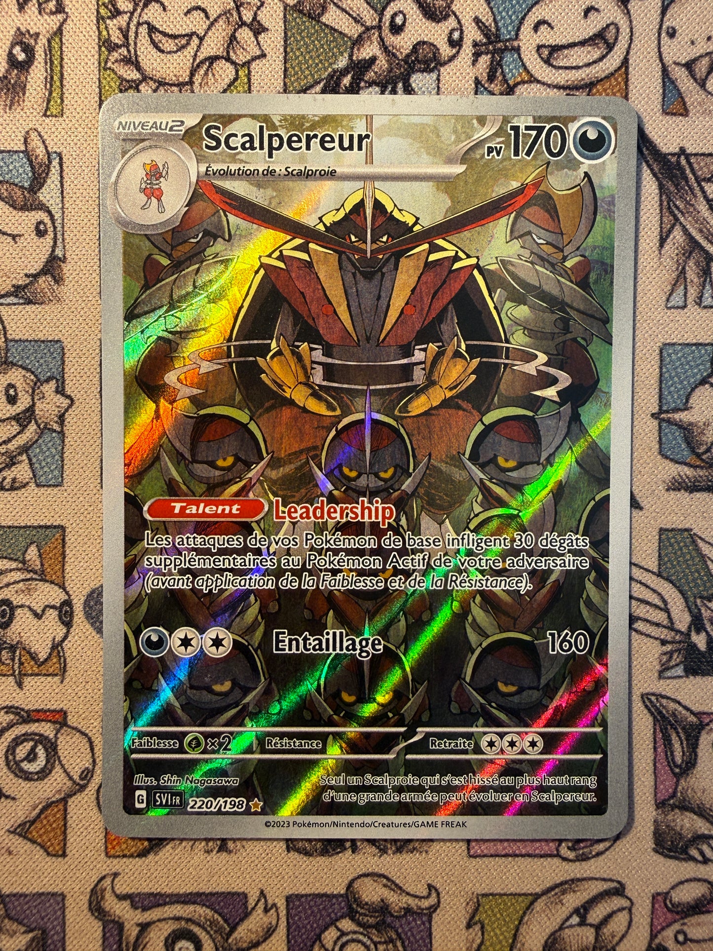 Scalpereur 220 Écarlate et Violet