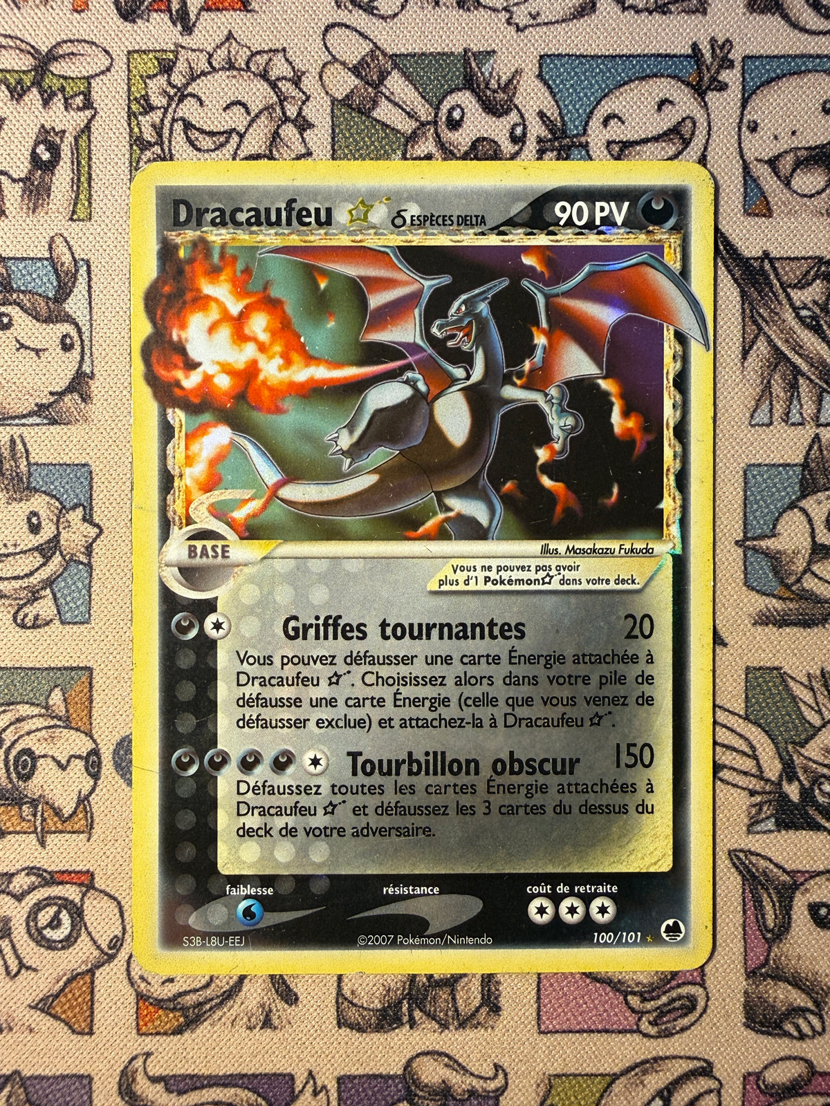 Dracaufeu Gold Star 100 EX Île des Dragons