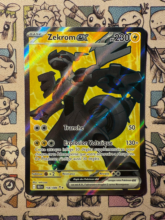 Zekrom ex 158 Foudre Noire
