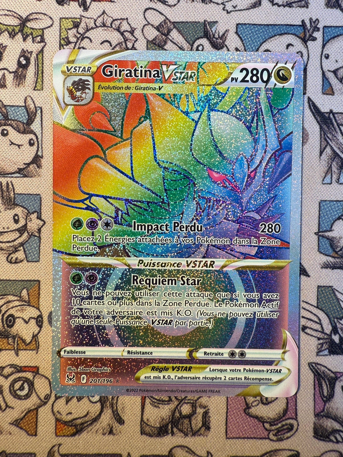 Giratina VSTAR 201 Origines Perdues