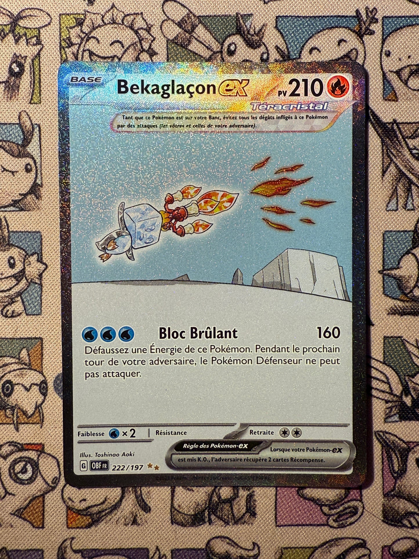 Bekaglaçon ex 222 Flammes Obsidiennes