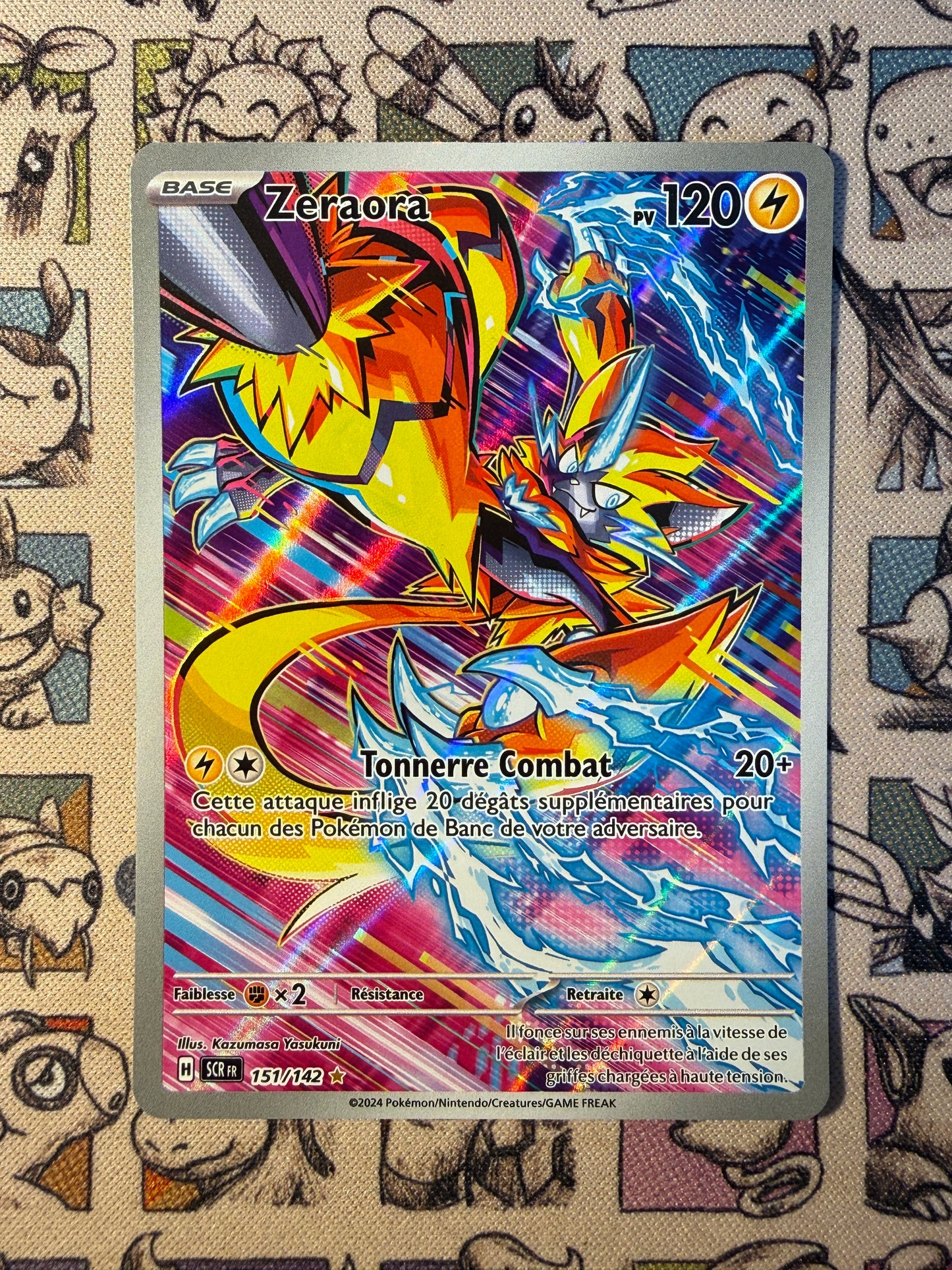 Zeraora 151 Couronne Stellaire