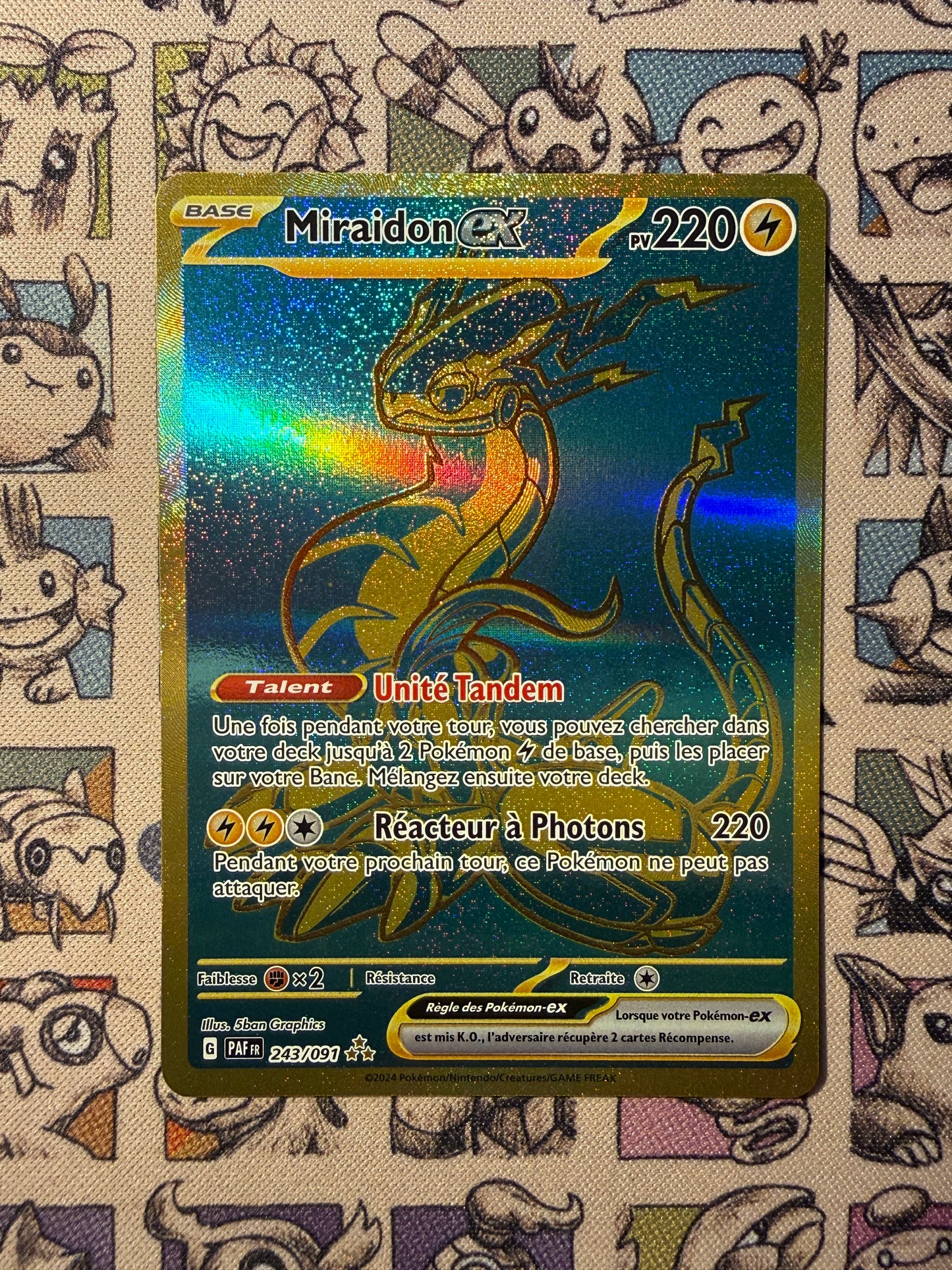 Miraidon ex 243 Destinées de Paldéa