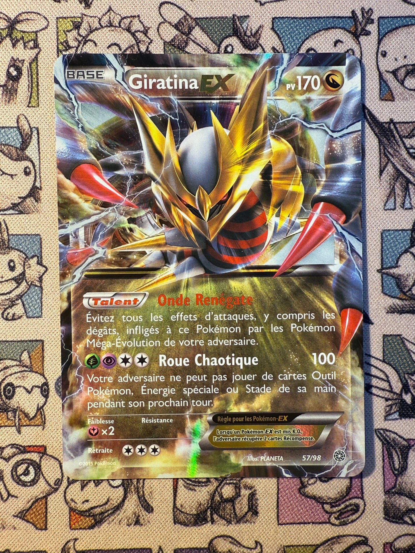 Giratina EX 57 Origines Antiques