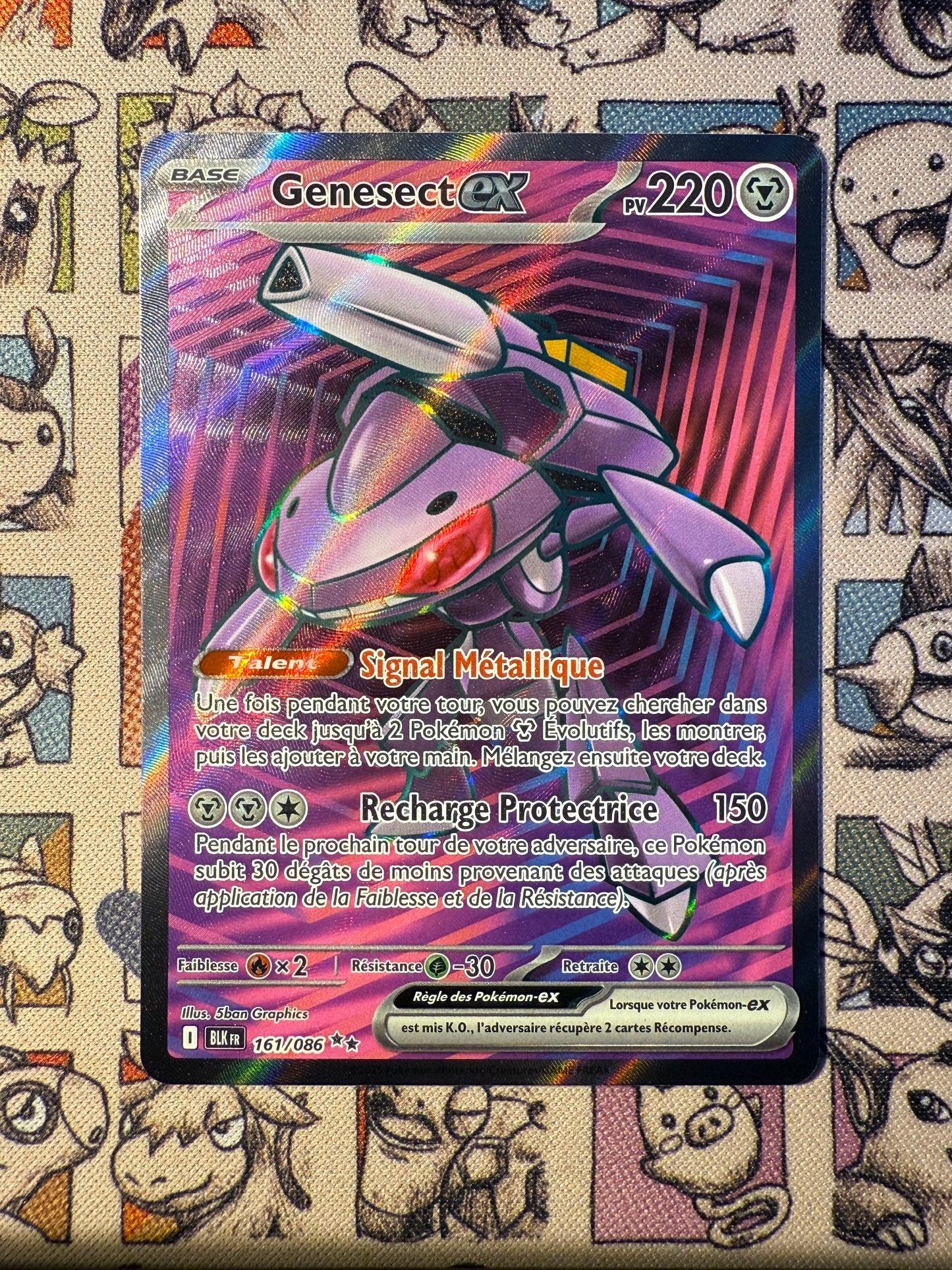 Genesect ex 161 Foudre Noire