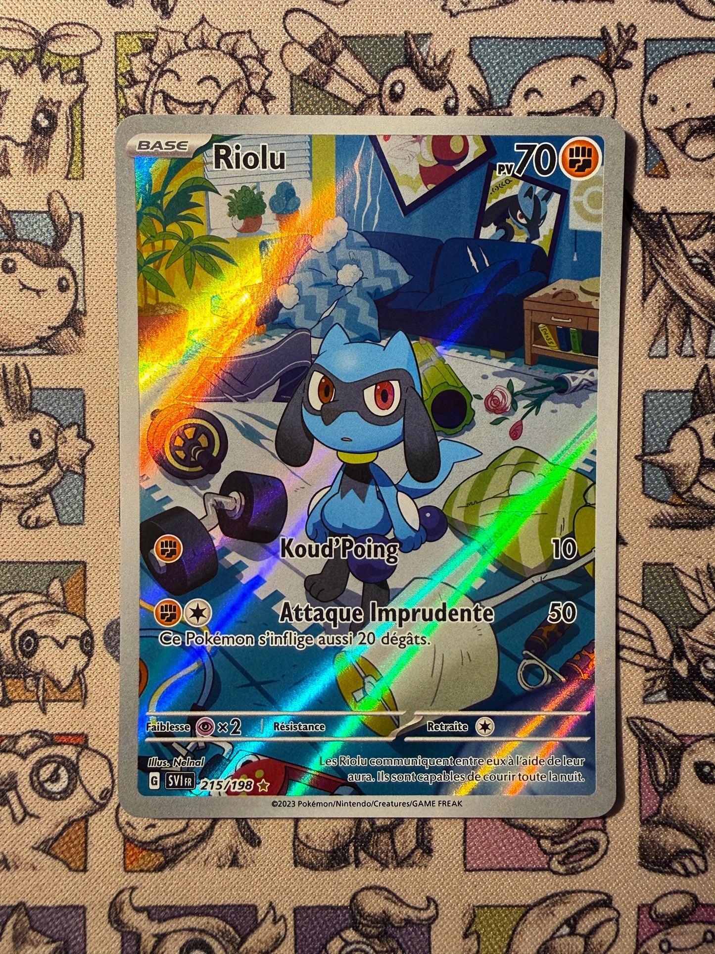 Riolu 215 Ecarlate et Violet
