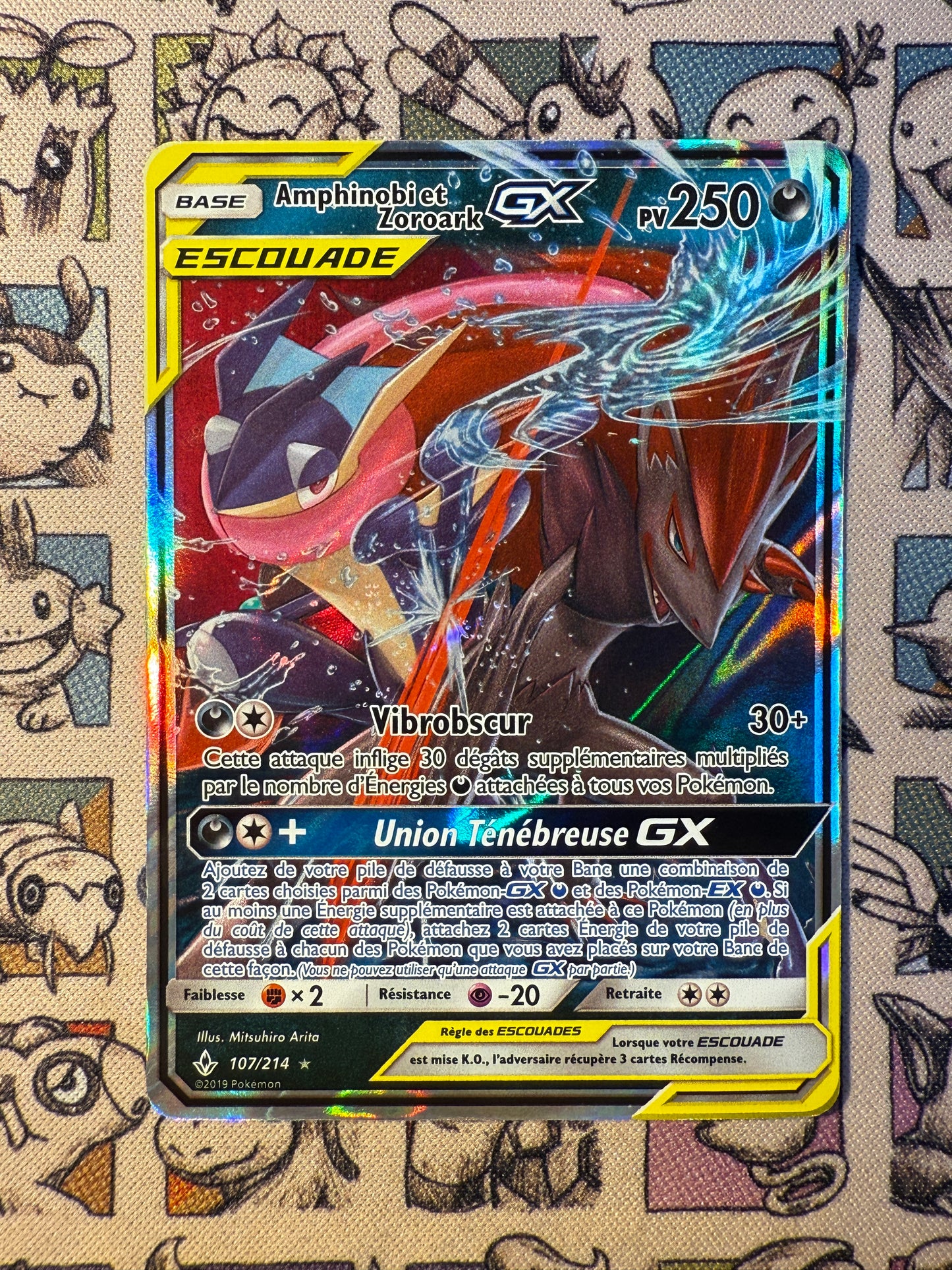 Amphinobi & Zoroark GX 107 Alliance Infaillible