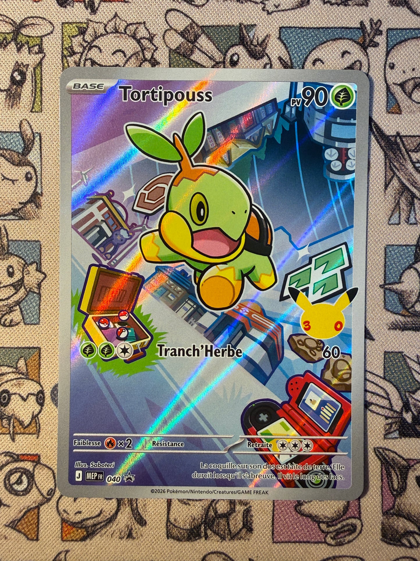 Tortipouss 40 Mega Evolution Promos