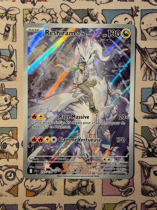 N's Reshiram 167 Aventures Ensemble