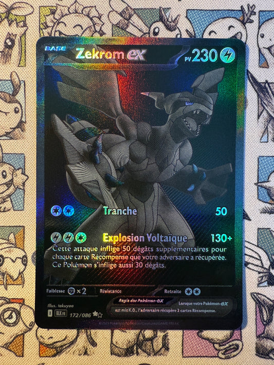 Zekrom ex 172 Foudre Noire