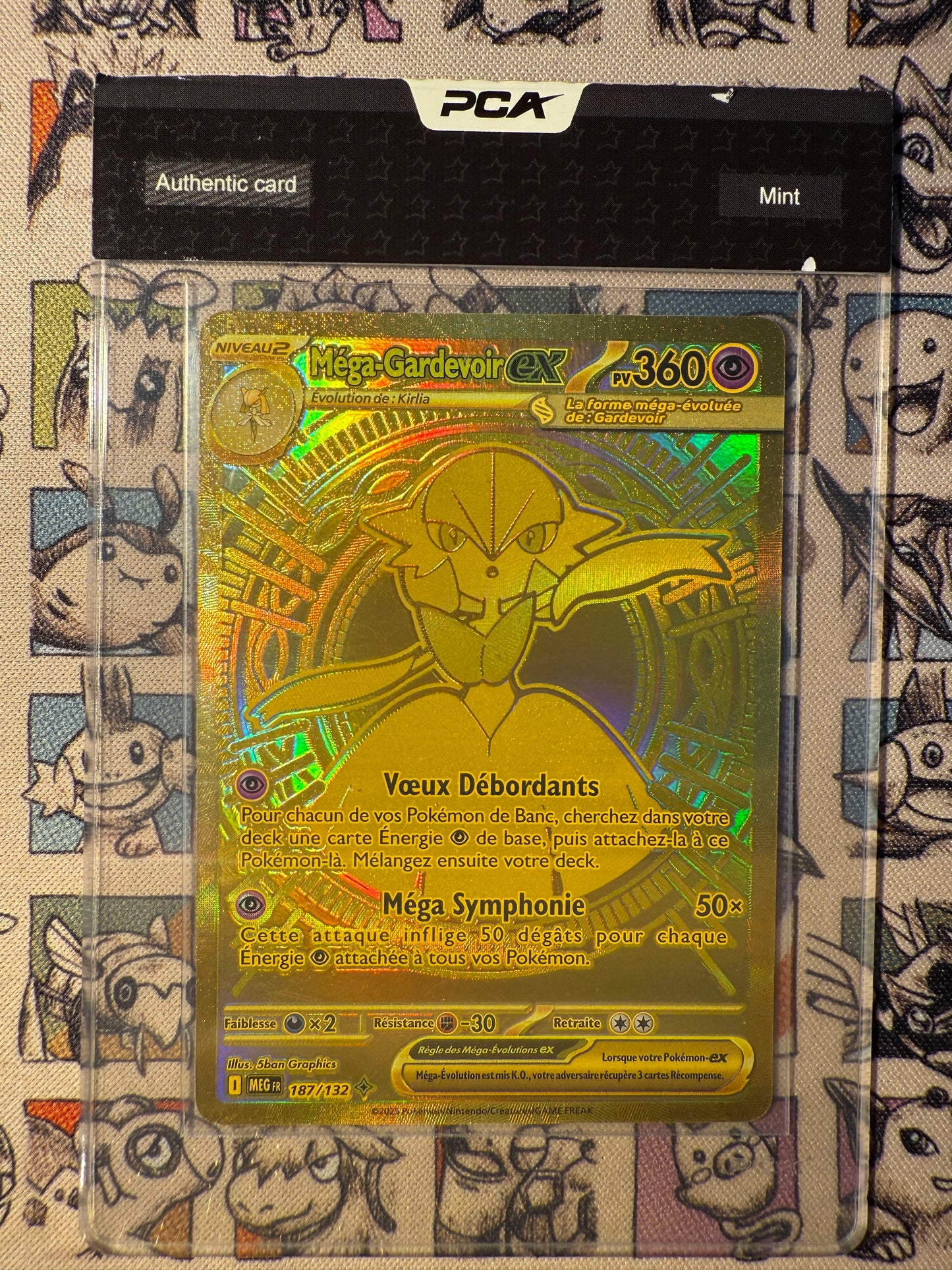 Mega Gardevoir ex 187 Mega Evolution PRE GRADE PCA Mint