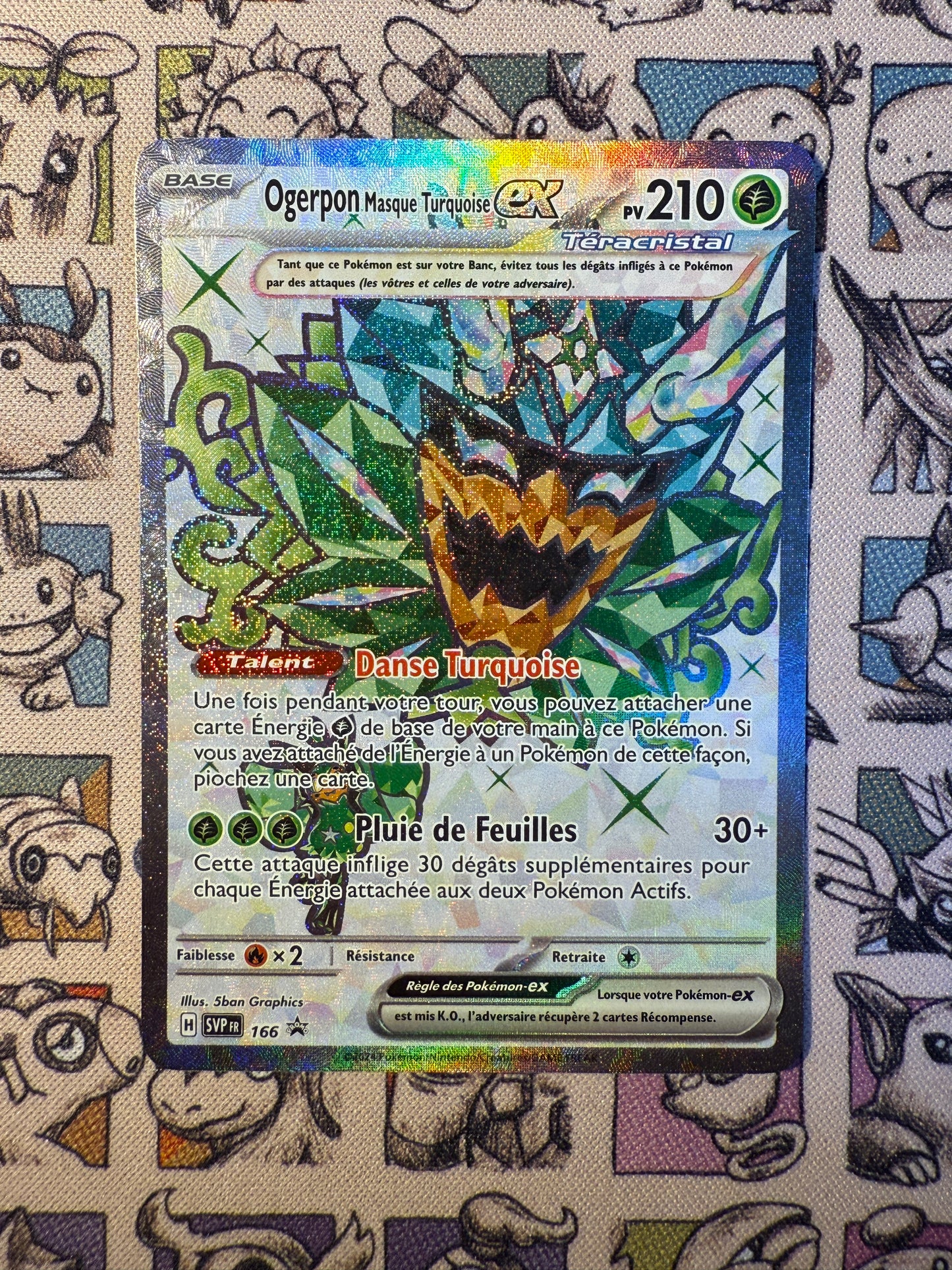 Teal Mask Ogerpon ex 166 Cartes Promo Écarlate & Violet