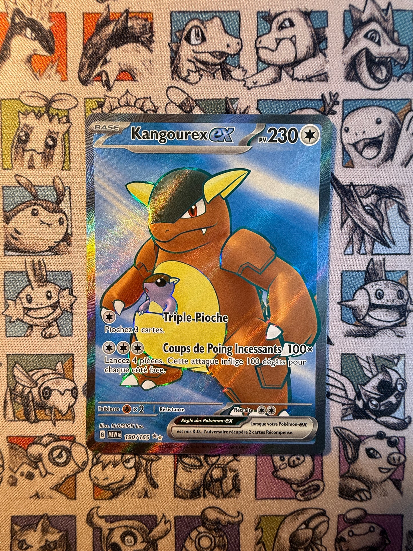 Kangourex ex FA 190/165 Pokemon 151