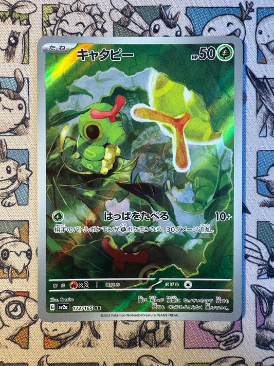 Chenipan 172 Pokémon Card 151