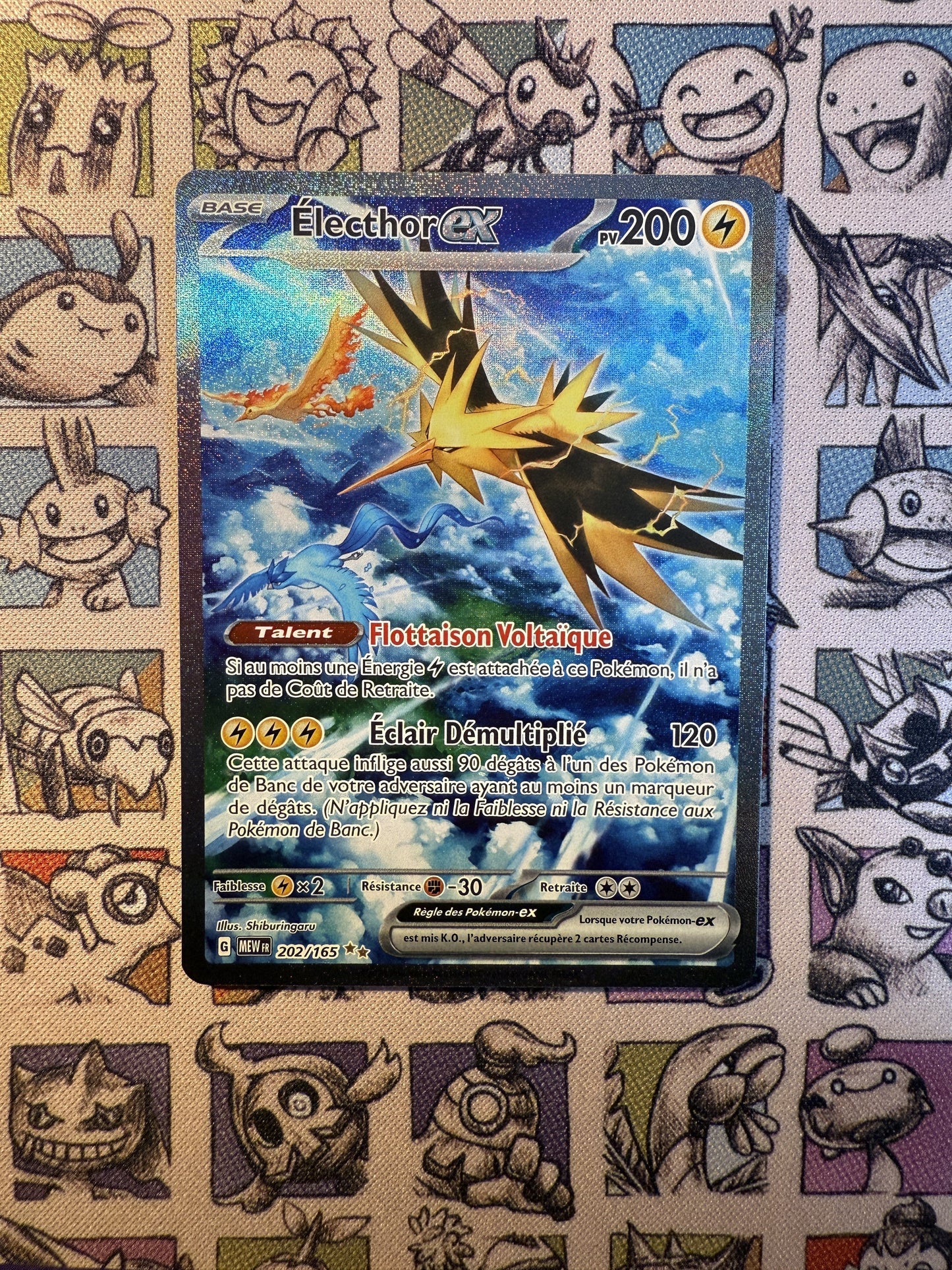 Electhor ex 202/165 Pokemon 151