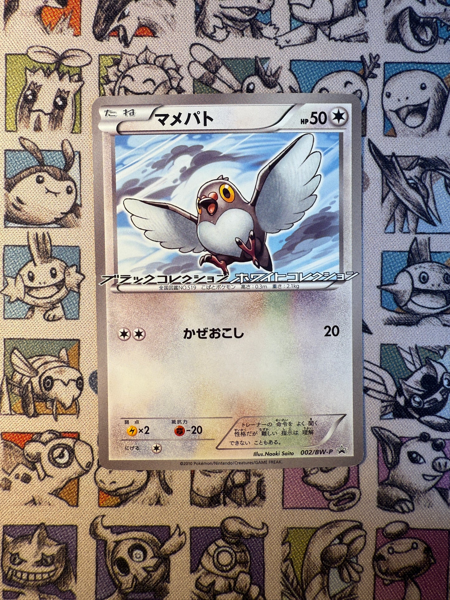 Poichigeon promo 002/BW-P Enigma Egg campaign