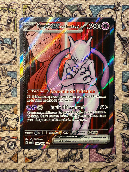 Team Rocket's Mewtwo ex 213 Rivalités Destinées