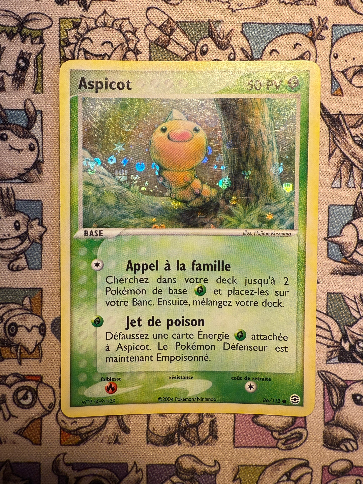 Aspicot 86 EX Rouge Feu & Vert Feuille