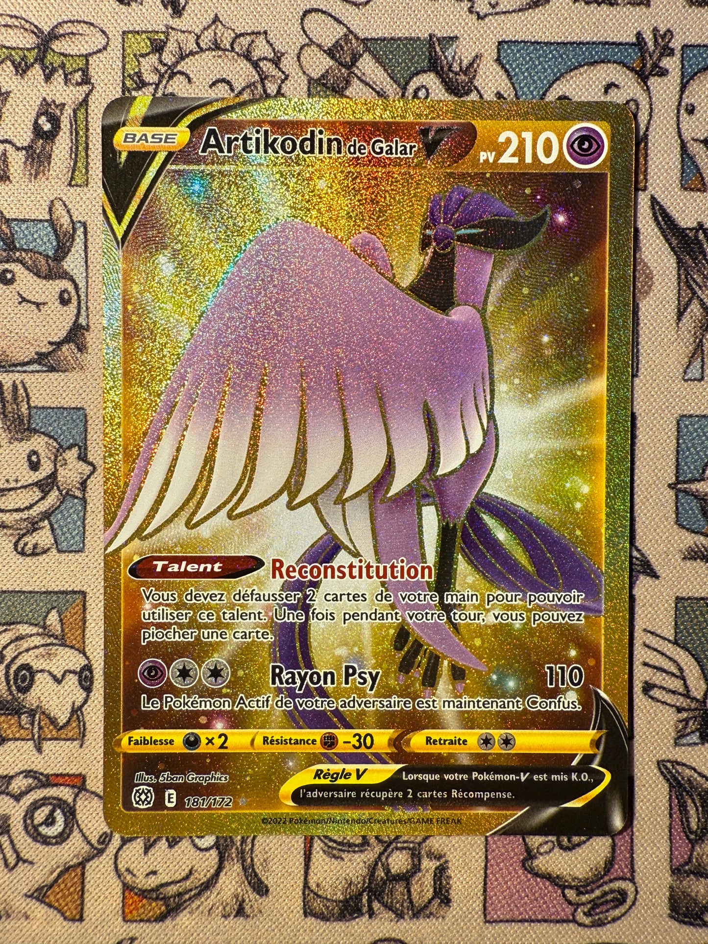 Galarian Artikodin V 181 Stars Etincelantes