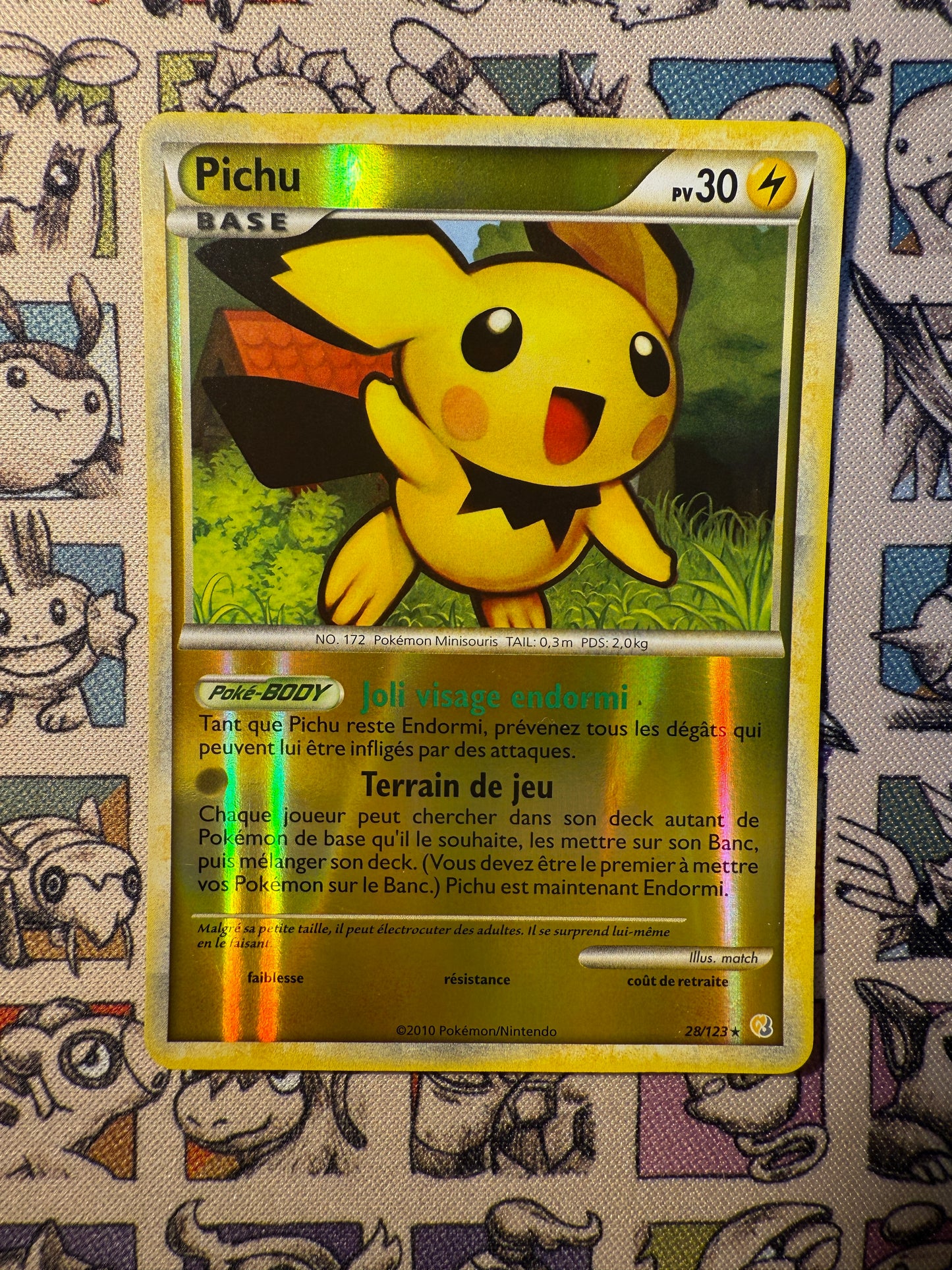Pichu 28/123 reverse HGSS