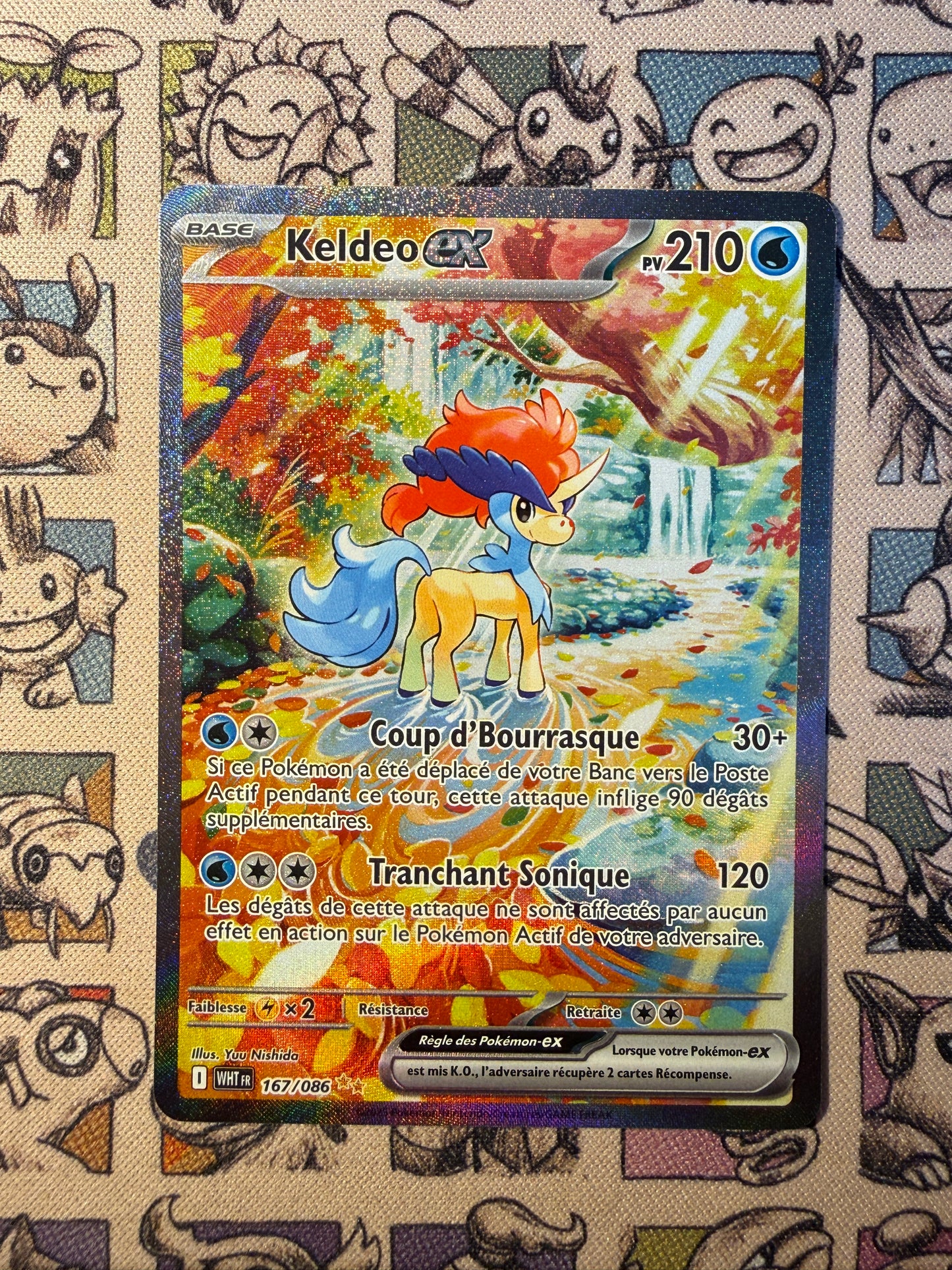 Keldeo ex 167 Flamme Blanche