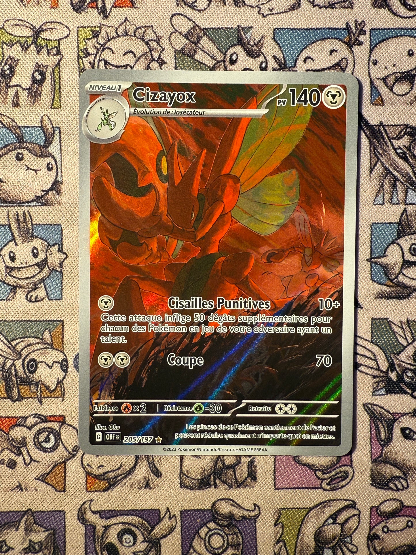 Cizayox 205 Flammes obsidiennes