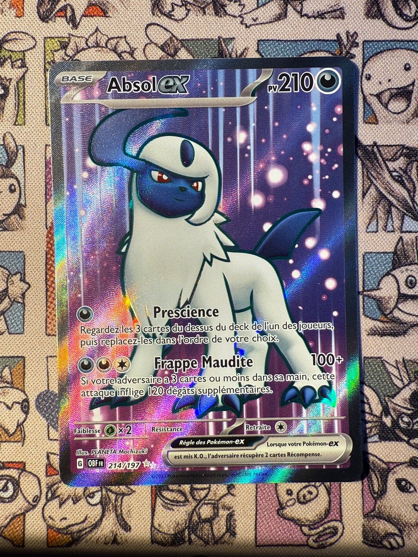 Absol ex 214 Flammes Obsidiennes