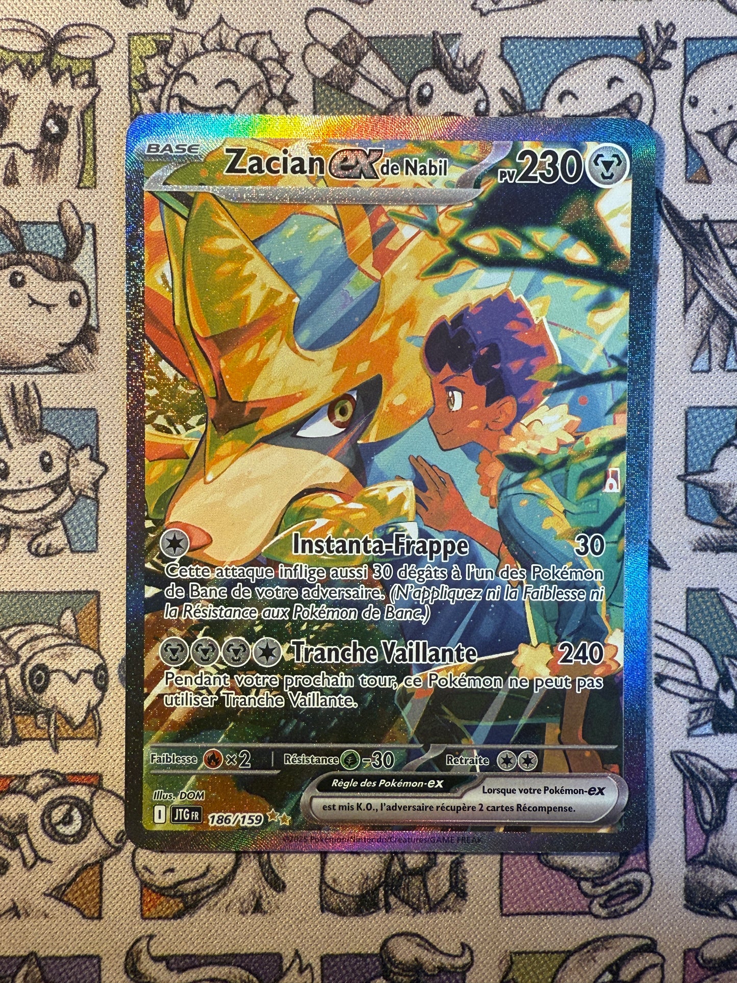 Hop's Zacian ex 186 Aventures Ensembles