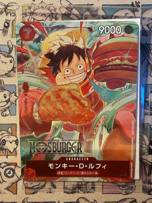 Monkey D. Luffy P-080 MOSBURGER (Scellé)