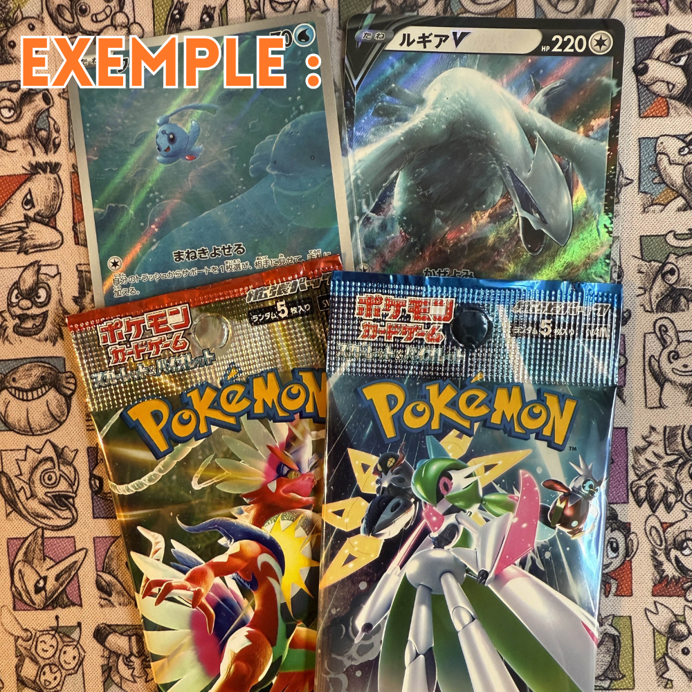 Kitsune Pack - Pack mystère Pokémon découverte du japonais !