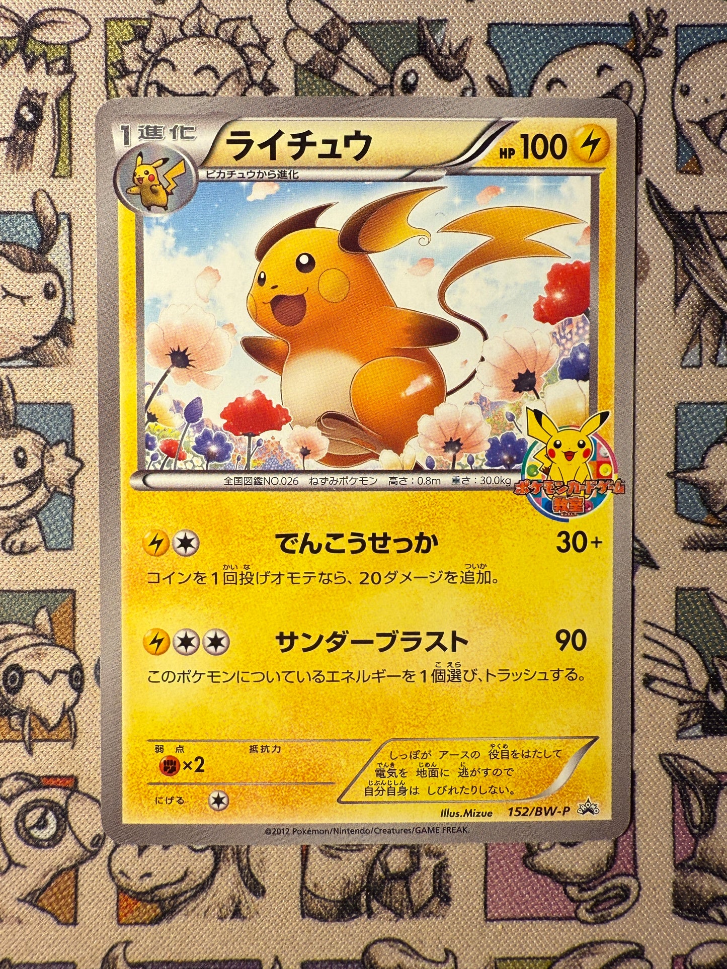 Raichu 152 Black & White Promos
