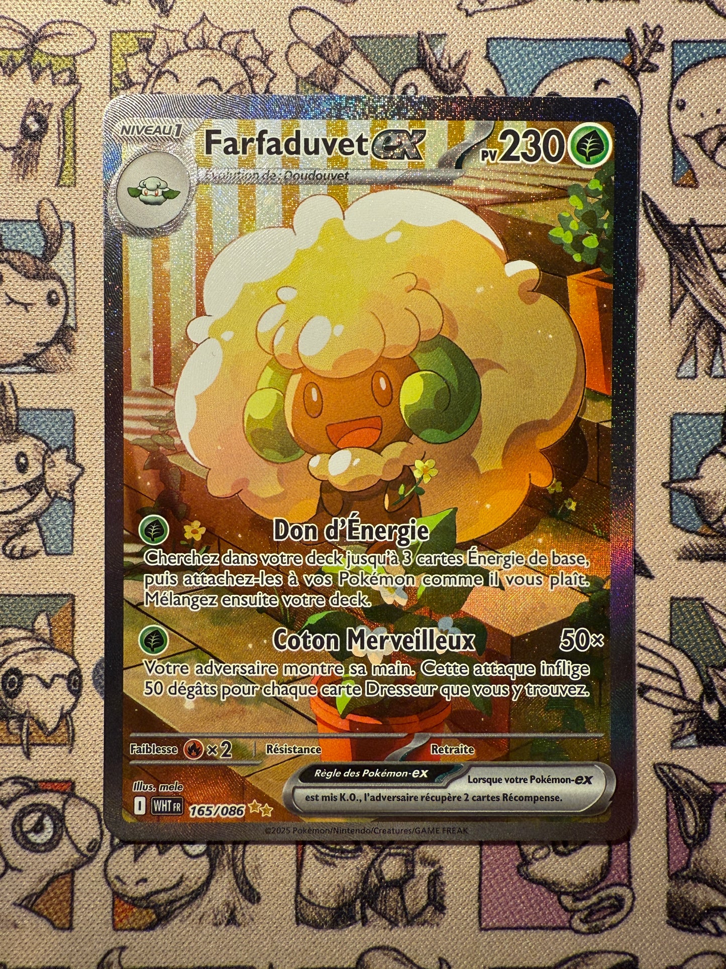 Farfaduvet ex 165 Flamme Blanche